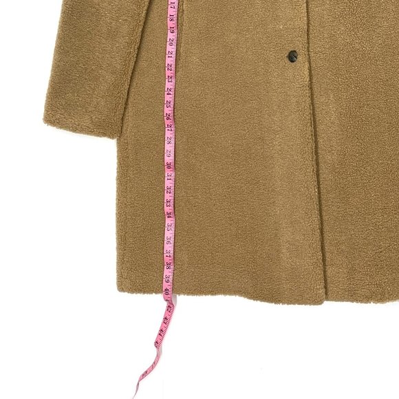 RALPH LAUREN CAMEL COLORED FAUX SHEARLING COAT-SIZE XXL - Picture 4 of 6